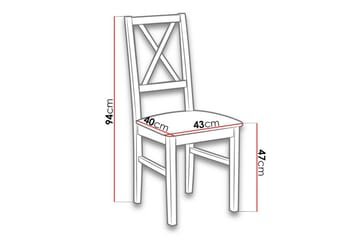 Patrickswell Spisestol - Hvid - Møbler - Stoler - Spisestuestoler & kjøkkenstoler