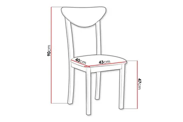 Patrickswell Spisestol - Hvid - Møbler - Stoler - Spisestuestoler & kjøkkenstoler