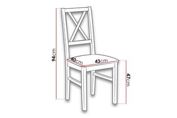 Patrickswell Spisestol - Hvid - Møbler - Stoler - Spisestuestoler & kjøkkenstoler