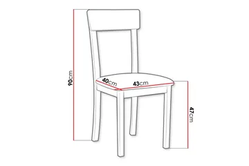 Patrickswell Spisestol - Hvid - Møbler - Stoler - Spisestuestoler & kjøkkenstoler