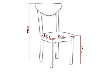 Patrickswell Spisestol - Hvid - Møbler - Stoler - Spisestuestoler & kjøkkenstoler
