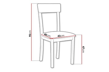Patrickswell Spisestol - Hvid - Møbler - Stoler - Spisestuestoler & kjøkkenstoler