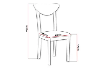 Patrickswell Spisestol - Hvid - Møbler - Stoler - Spisestuestoler & kjøkkenstoler