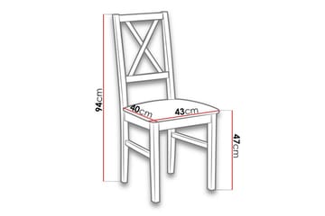 Patrickswell Spisestol - Svart - Møbler - Stoler - Spisestuestoler & kjøkkenstoler