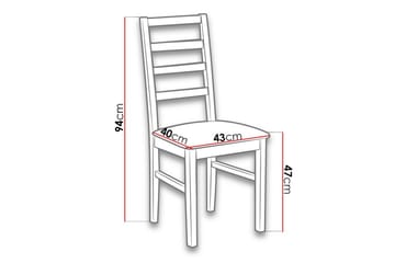 Patrickswell Spisestol - Svart - Møbler - Stoler - Spisestuestoler & kjøkkenstoler