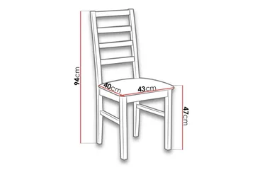 Patrickswell Spisestol - Svart - Møbler - Stoler - Spisestuestoler & kjøkkenstoler