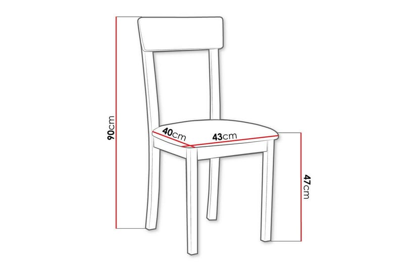 Patrickswell Spisestol - Svart - Møbler - Stoler - Spisestuestoler & kjøkkenstoler