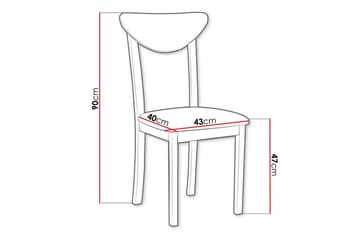 Patrickswell Spisestol - Svart - Møbler - Stoler - Spisestuestoler & kjøkkenstoler