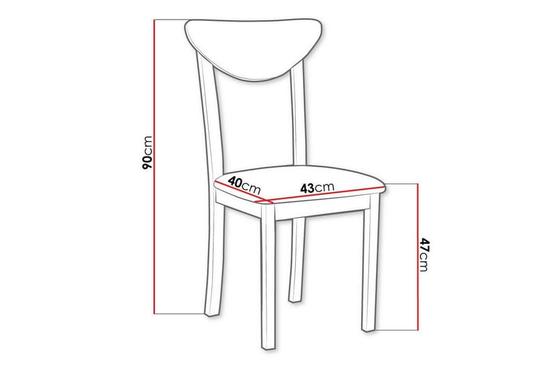 Patrickswell Spisestol - Svart - Møbler - Stoler - Spisestuestoler & kjøkkenstoler