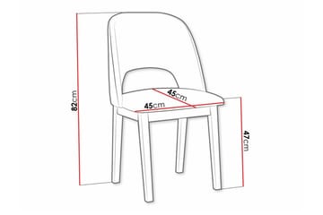 Patrickswell Spisestol - Svart - Møbler - Stoler - Spisestuestoler & kjøkkenstoler