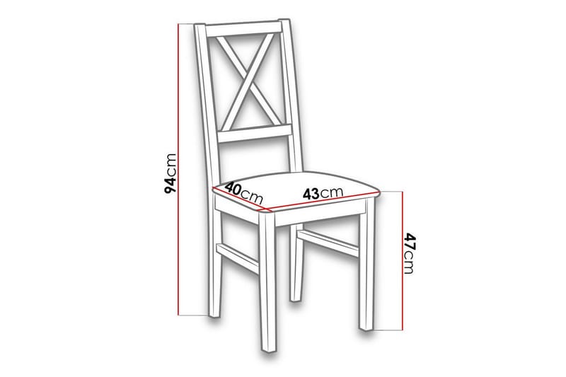 Patrickswell Spisestol - Svart - Møbler - Stoler - Spisestuestoler & kjøkkenstoler