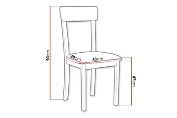 Patrickswell Spisestol - Svart - Møbler - Stoler - Spisestuestoler & kjøkkenstoler