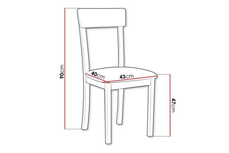 Patrickswell Spisestol - Svart - Møbler - Stoler - Spisestuestoler & kjøkkenstoler