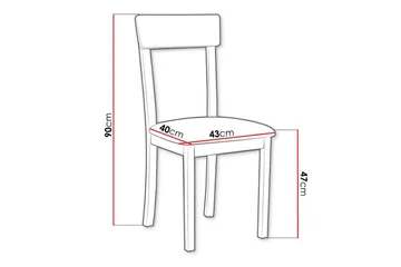 Patrickswell Spisestol - Svart - Møbler - Stoler - Spisestuestoler & kjøkkenstoler