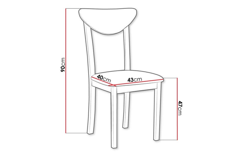 Patrickswell Spisestol - Svart - Møbler - Stoler - Spisestuestoler & kjøkkenstoler