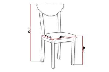 Patrickswell Spisestol - Svart - Møbler - Stoler - Spisestuestoler & kjøkkenstoler