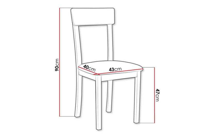 Patrickswell Spisestol - Svart - Møbler - Stoler - Spisestuestoler & kjøkkenstoler