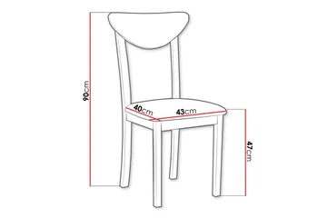 Patrickswell Spisestol - Svart - Møbler - Stoler - Spisestuestoler & kjøkkenstoler