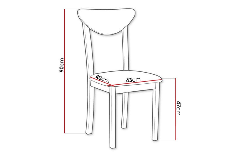 Patrickswell Spisestol - Svart - Møbler - Stoler - Spisestuestoler & kjøkkenstoler