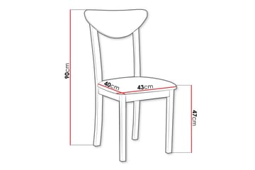 Patrickswell Spisestol - Svart - Møbler - Stoler - Spisestuestoler & kjøkkenstoler