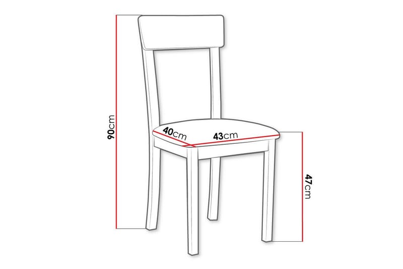 Patrickswell Spisestol - Svart - Møbler - Stoler - Spisestuestoler & kjøkkenstoler