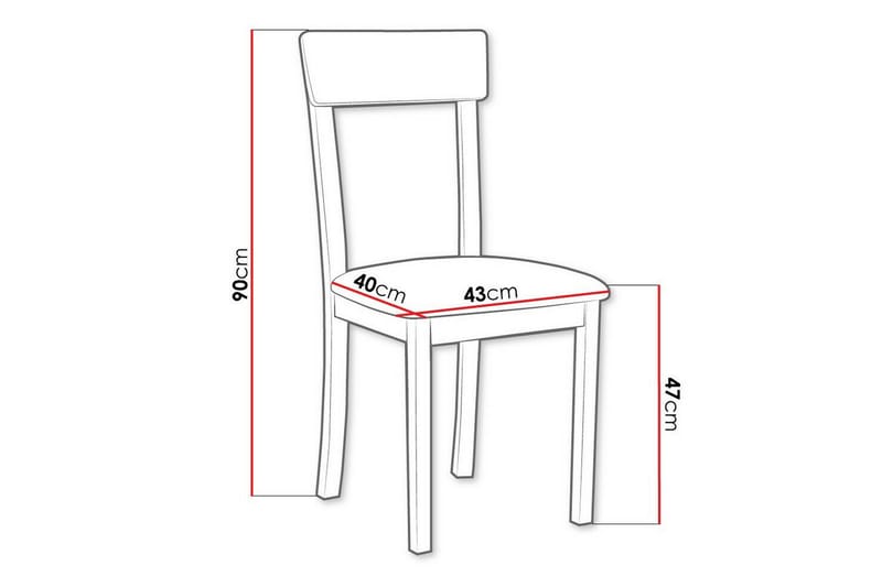 Patrickswell Spisestol - Svart - Møbler - Stoler - Spisestuestoler & kjøkkenstoler
