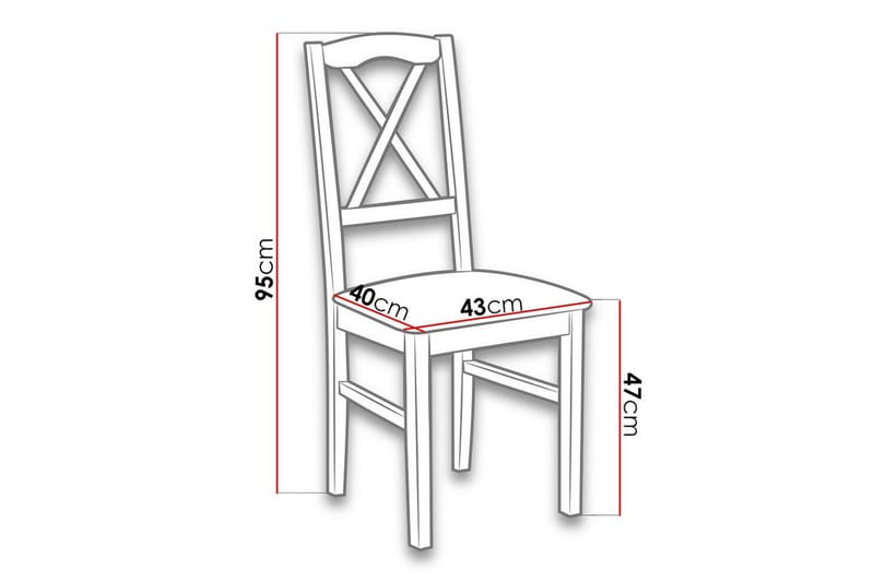 Patrickswell Spisestol - Svart - Møbler - Stoler - Spisestuestoler & kjøkkenstoler