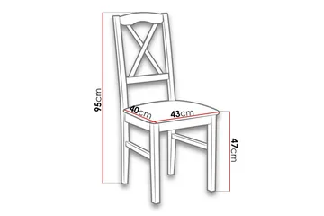 Patrickswell Spisestol - Svart - Møbler - Stoler - Spisestuestoler & kjøkkenstoler