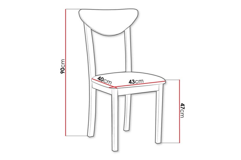 Patrickswell Spisestol - Svart - Møbler - Stoler - Spisestuestoler & kjøkkenstoler