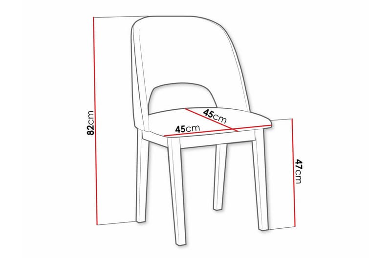 Patrickswell Spisestol - Svart - Møbler - Stoler - Spisestuestoler & kjøkkenstoler