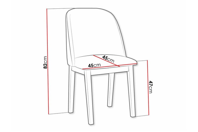 Patrickswell Spisestol - Svart - Møbler - Stoler - Spisestuestoler & kjøkkenstoler
