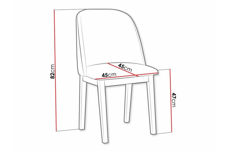 Patrickswell Spisestol - Svart - Møbler - Stoler - Spisestuestoler & kjøkkenstoler