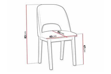 Patrickswell Spisestol - Svart - Møbler - Stoler - Spisestuestoler & kjøkkenstoler