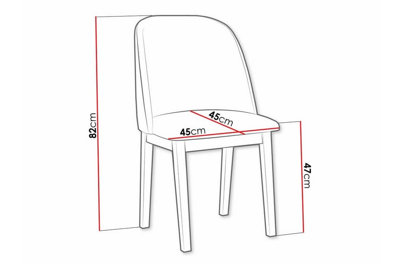 Patrickswell Spisestol - Svart - Møbler - Stoler - Spisestuestoler & kjøkkenstoler