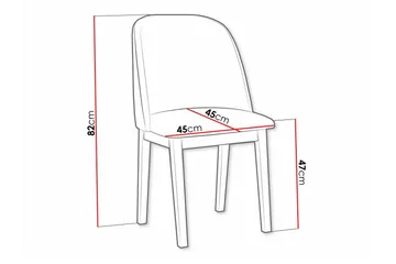 Patrickswell Spisestol - Svart - Møbler - Stoler - Spisestuestoler & kjøkkenstoler