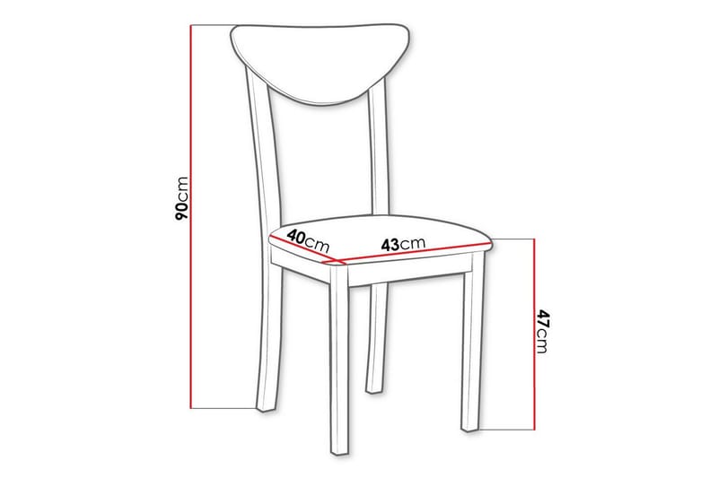 Patrickswell Spisestol - Svart - Møbler - Stoler - Spisestuestoler & kjøkkenstoler
