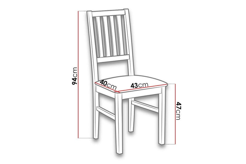 Patrickswell Spisestol - Svart - Møbler - Stoler - Spisestuestoler & kjøkkenstoler
