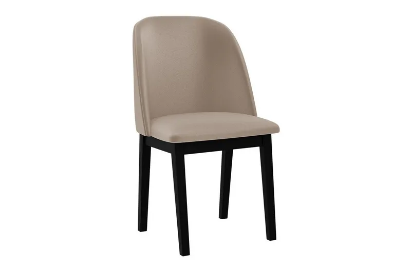 Patrickswell Trukket Spisestol med Treben, Svart|Beige