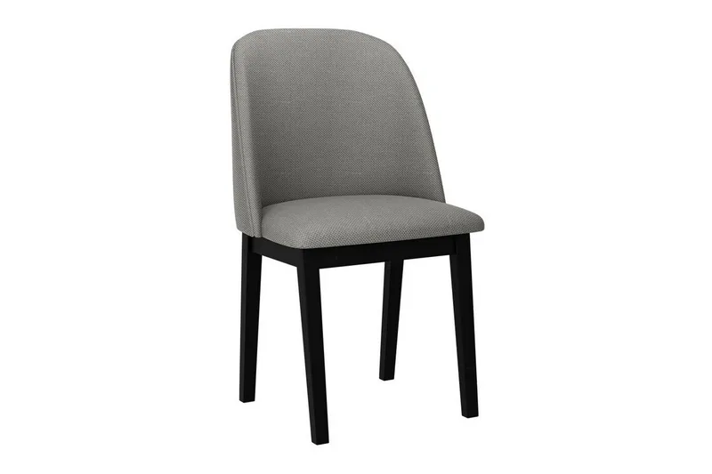 Patrickswell Trukket Spisestol med Treben, Svart|Grå