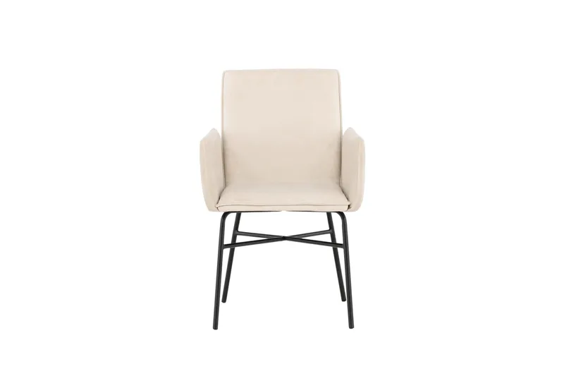 Petra Armlene Stol - Beige - Møbler - Stoler - Spisestuestoler & kjøkkenstoler