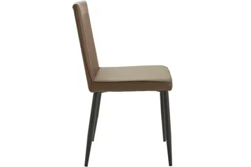 Pinon Spisestol Kunstlær 2-pk - Brun - Møbler - Stoler - Spisestuestoler & kjøkkenstoler