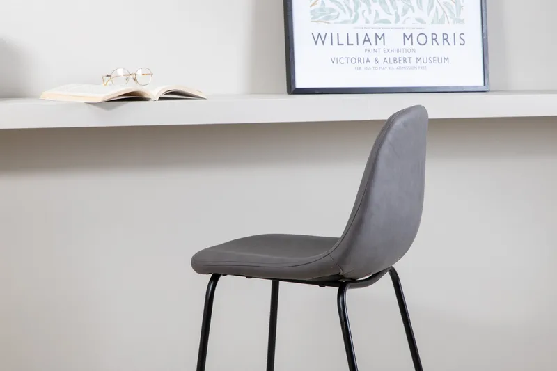 Polar Barstol - Grå/Sort - Møbler - Stoler - Spisestuestoler & kjøkkenstoler