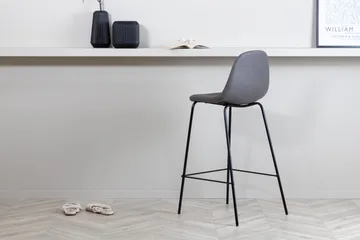 Polar Barstol - Grå/Sort - Møbler - Stoler - Spisestuestoler & kjøkkenstoler