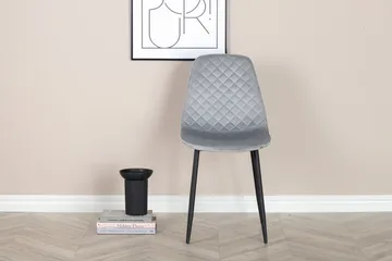 Polar Spisestol - Grå/Svart - Møbler - Stoler - Spisestuestoler & kjøkkenstoler