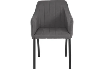 Pukarp Karmstol - Antrasitt - Møbler - Stoler - Spisestuestoler & kjøkkenstoler