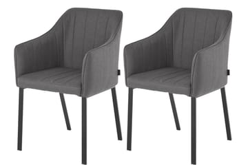 Pukarp Karmstol - Antrasitt - Møbler - Stoler - Spisestuestoler & kjøkkenstoler