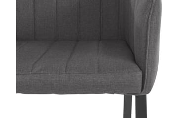 Pukarp Karmstol - Antrasitt - Møbler - Stoler - Spisestuestoler & kjøkkenstoler