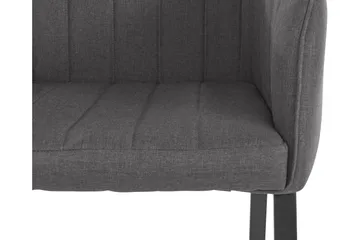 Pukarp Karmstol - Antrasitt - Møbler - Stoler - Spisestuestoler & kjøkkenstoler