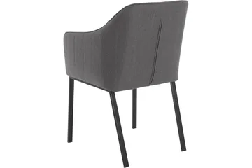 Pukarp Karmstol - Antrasitt - Møbler - Stoler - Spisestuestoler & kjøkkenstoler