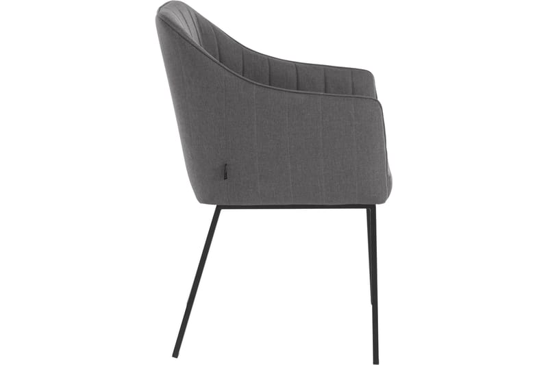 Pukarp Karmstol - Antrasitt - Møbler - Stoler - Spisestuestoler & kjøkkenstoler